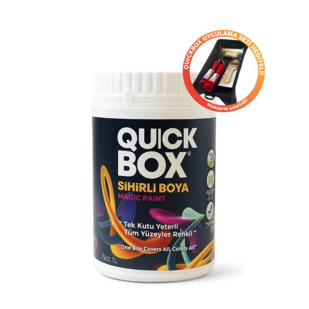 Quickbox Sihirli Boya (Uygulama Seti Hediyeli)